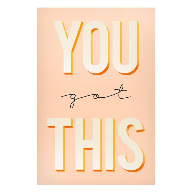 Magnet boards sayings & quotes You Got This Typo Saying