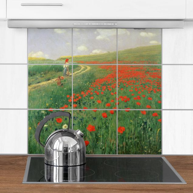 Kitchen Pál Szinyei-Merse - Summer Landscape With A Blossoming Poppy