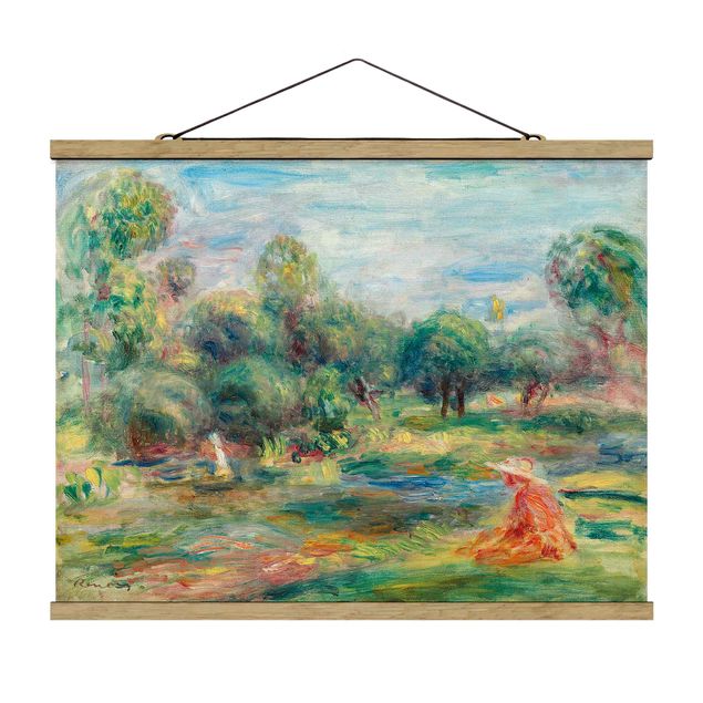 Prints landscape Auguste Renoir - Landscape At Cagnes