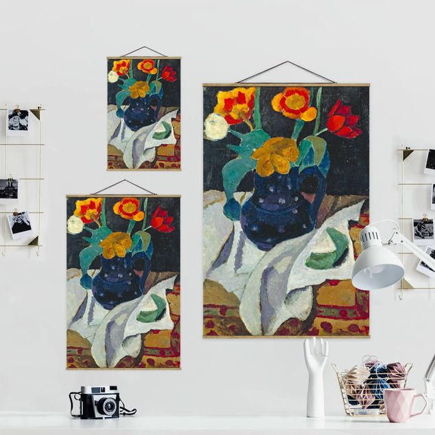 Floral prints Paula Modersohn-Becker - Still Life with Tulips
