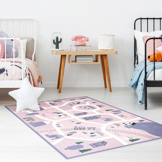 Kids room decor Playoom Mat Village - Off To The Countryside