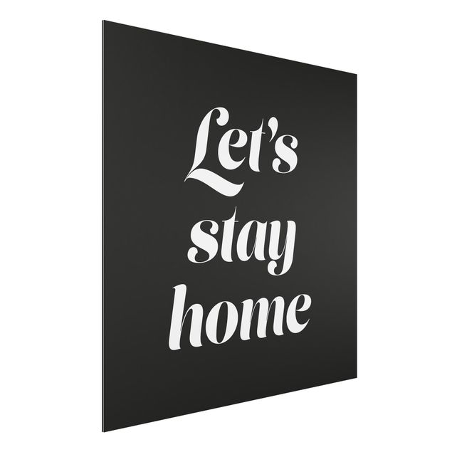 Kitchen Let's stay home Typo