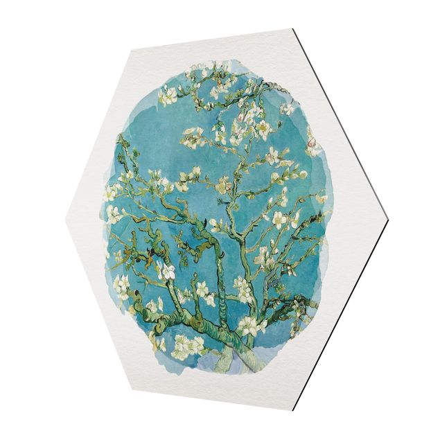 Canvas art WaterColours - Vincent Van Gogh - Almond Blossom