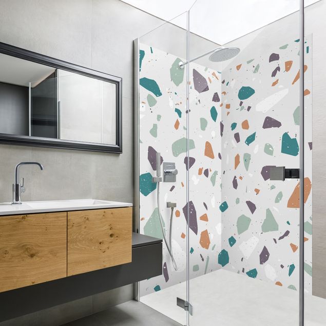 Shower wall panels Detailed Terrazzo Pattern Grosseto