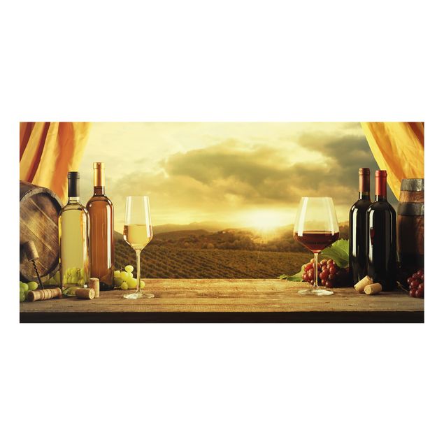 Glass Splashback - Wine With A View - Landscape 1:2