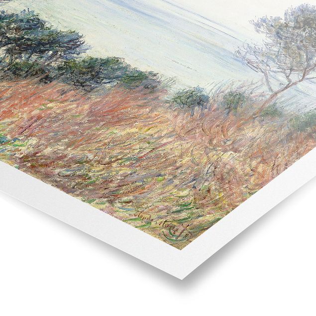 Beach canvas art Claude Monet - The Coast Of Varengeville