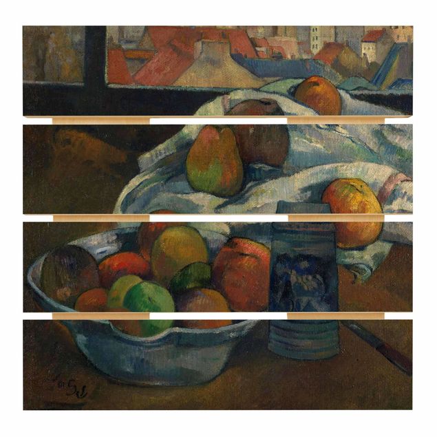 Gauguin artist Paul Gauguin - Fruit Bowl and Pitcher in front of a Window