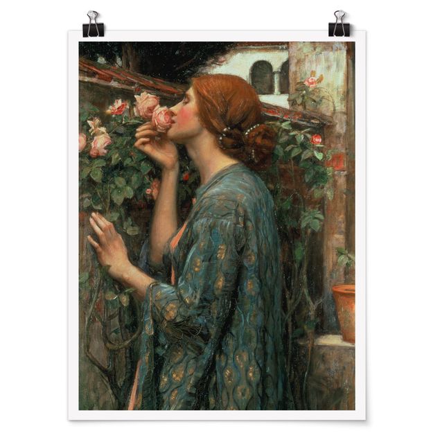 Posters art print John William Waterhouse - The Soul Of The Rose