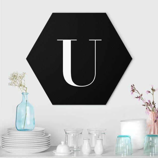 Kitchen Letter Serif Black U