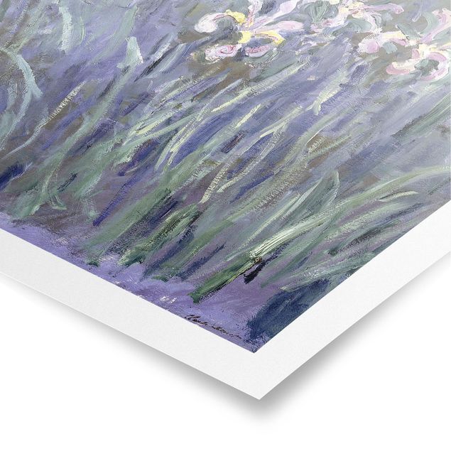 Posters art print Claude Monet - Iris