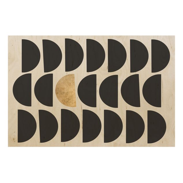 Prints Geometrical Semicircle II