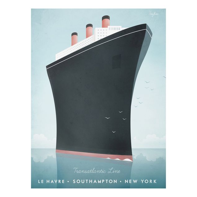 Prints landscape Travel Poster - Cruise Ship