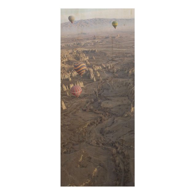 Wood prints landscape Hot Air Balloons Over Anatolia