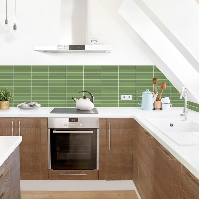 Kitchen Metro Tiles - Green