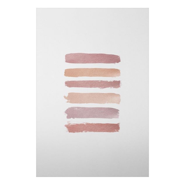 Art posters Shades of Pink Stripes