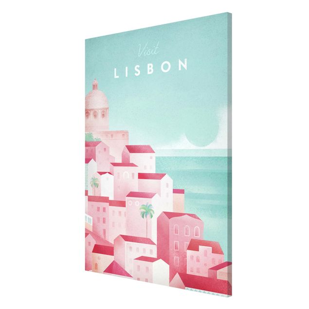 Beach prints Travel Poster - Lisbon