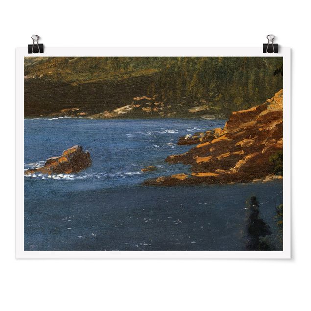 Beach prints Albert Bierstadt - California Coast