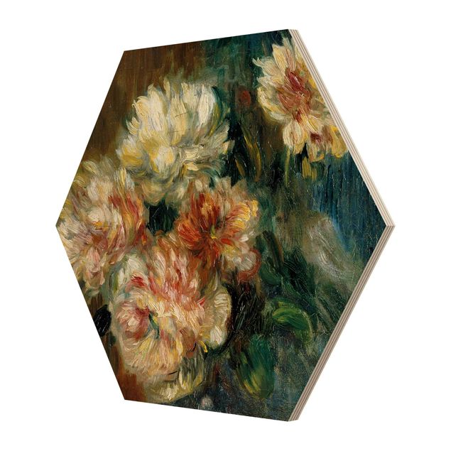 Prints Auguste Renoir - Vase of Peonies