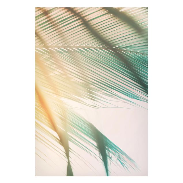 Landscape canvas prints Tropical Plants Palm Trees At Sunset II
