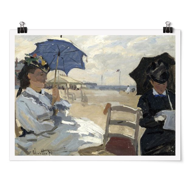 Prints landscape Claude Monet - At The Beach Of Trouville