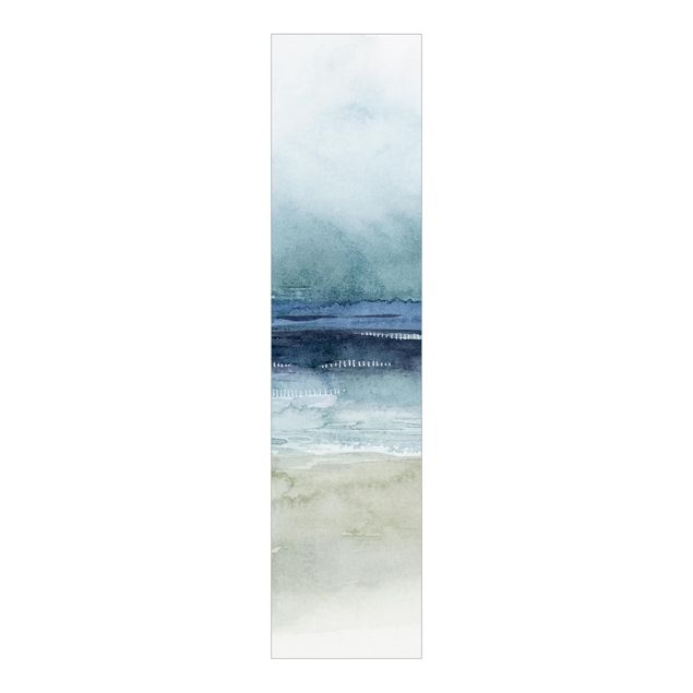 Sliding panel curtains landscape Marine Fog I
