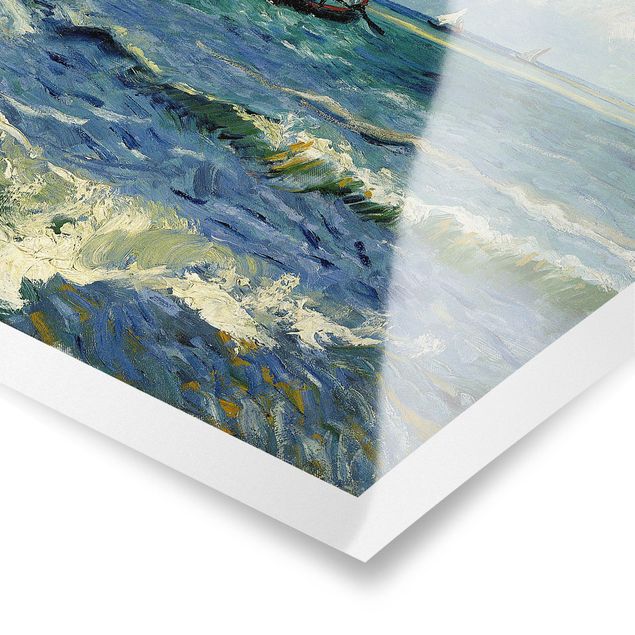 Prints landscape Vincent Van Gogh - Seascape Near Les Saintes-Maries-De-La-Mer