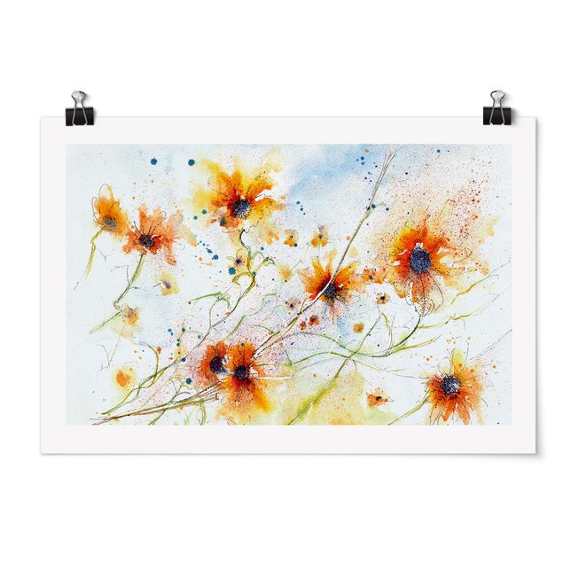 Floral picture Painted Flowers