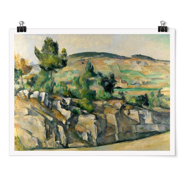 Art styles Paul Cézanne - Hillside In Provence