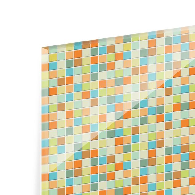 Glass Splashback - Mosaic Tiles Sommerset - Landscape 2:3