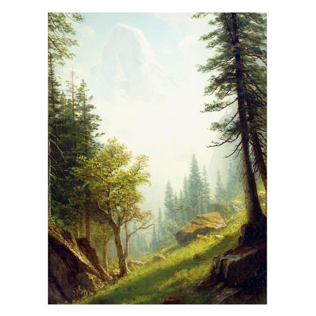 Art style Albert Bierstadt - Among the Bernese Alps