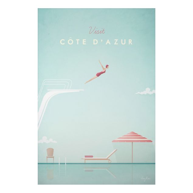Landscape wall art Travel Poster - Côte D'Azur