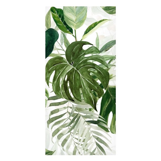 Magnet boards flower Watercolour Tropical Arrangement With Monstera