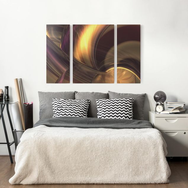 Abstract canvas wall art Enchanted Fire