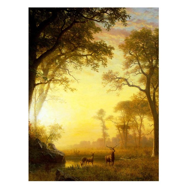Art styles Albert Bierstadt - Light in the Forest