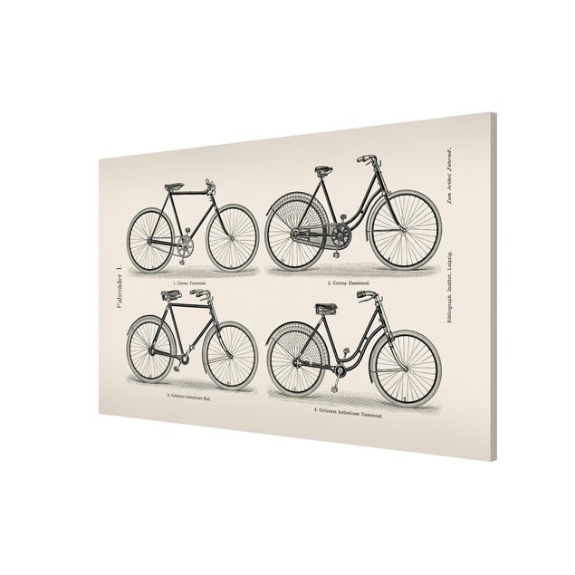Retro photo prints Vintage Poster Bicycles