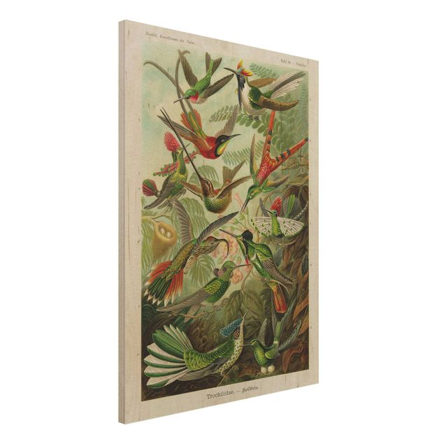 Kitchen Vintage Board Hummingbirds