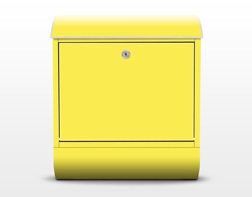 Letterboxes Colour Lemon Yellow
