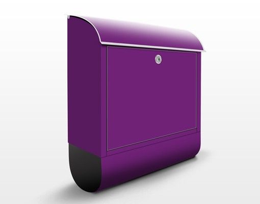Letterboxes pink Colour Purple
