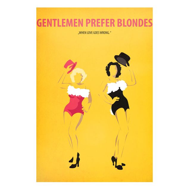 Art prints Film Poster Gentlemen Prefer Blondes