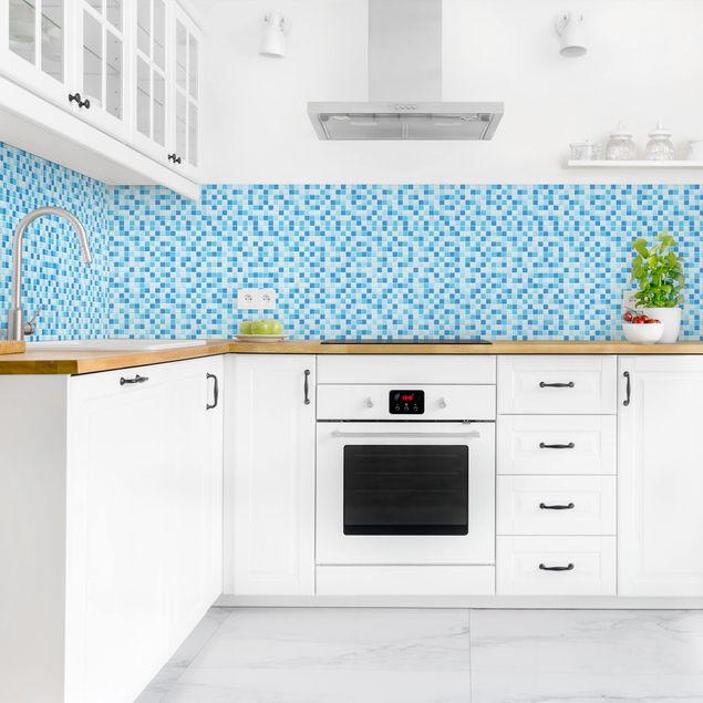 Kitchen splashback patterns Mosaic Tiles Ocean Sound
