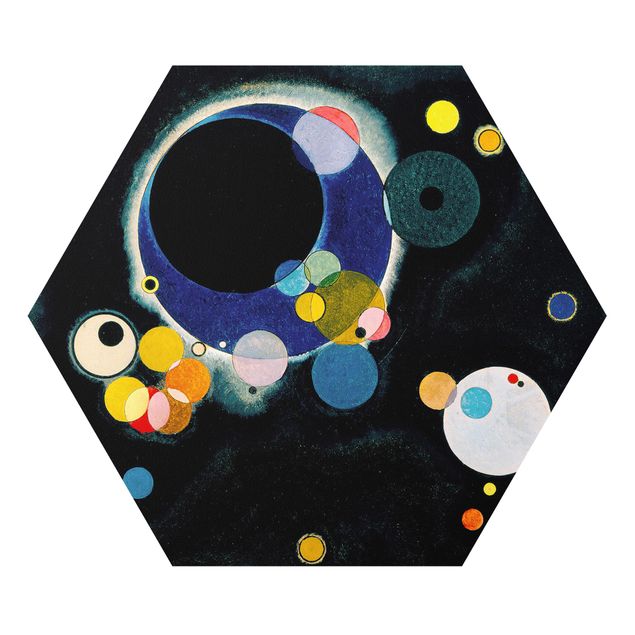 Prints abstract Wassily Kandinsky - Sketch Circles