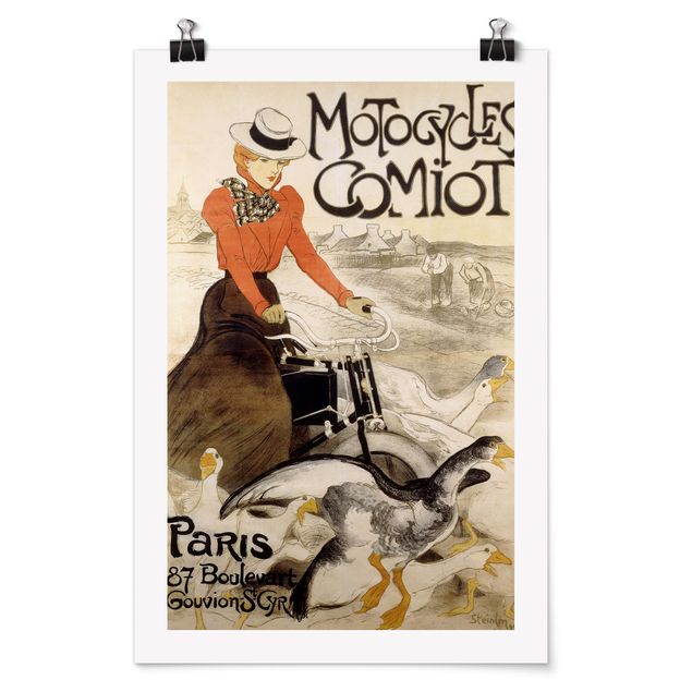 Art posters Théophile Steinlen - Poster For Motor Comiot