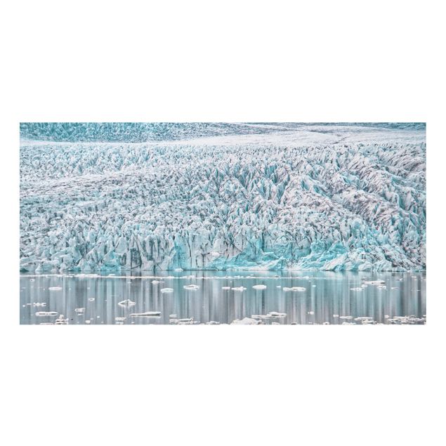 Splashback - Glacier On Iceland - Landscape format 2:1