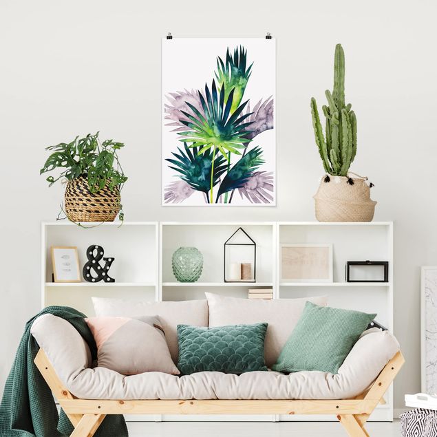Flower print Exotic Foliage - Fan Palm