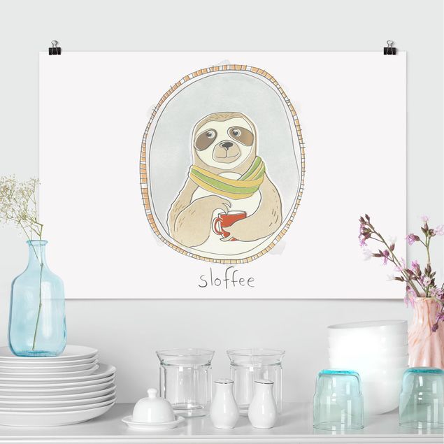 Kitchen Caffeinated Sloth