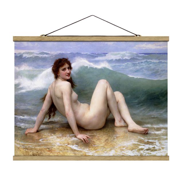 Beach prints William Adolphe Bouguereau - The Wave