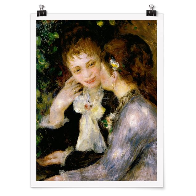 Art posters Auguste Renoir - Confidences