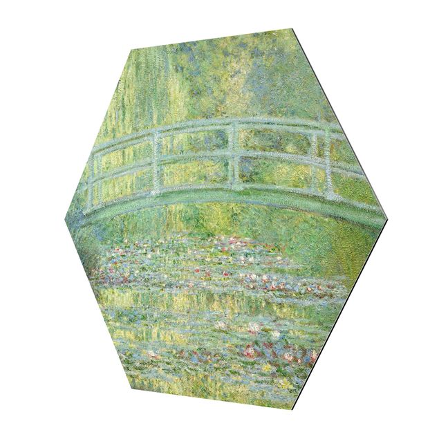 Prints modern Claude Monet - Japanese Bridge
