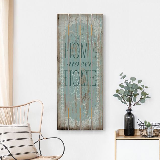 Wood prints sayings & quotes Sweet home