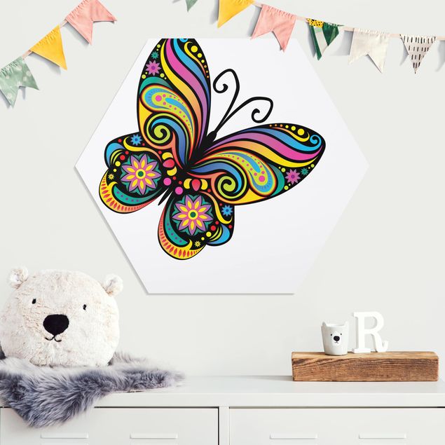 Butterfly print No.BP22 Mandala Butterfly
